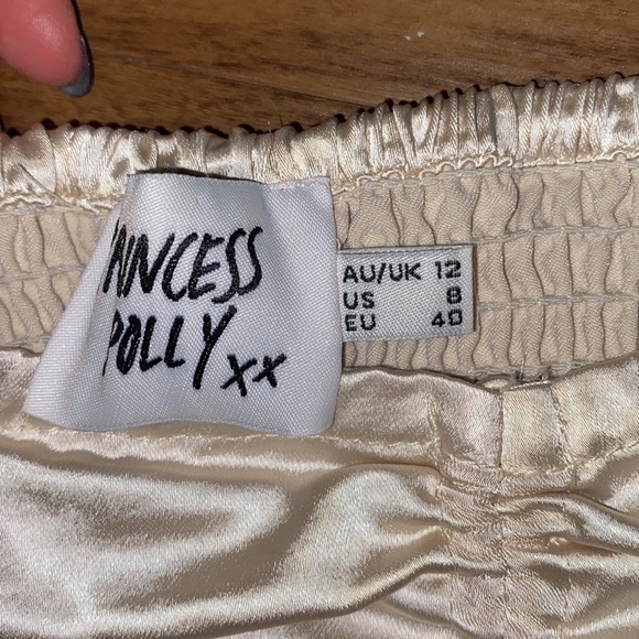 NWOT Princess Polly Devina Satin Ruched Strapless Top - US 8 - Strapless - Picture 2 of 4